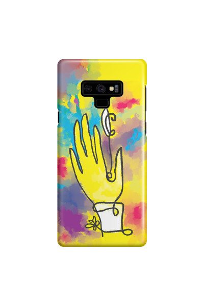 SAMSUNG - Galaxy Note 9 - 3D Snap Case - Abstract Hand Paint