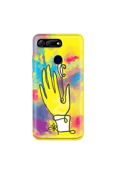 HONOR - Honor View 20 - Soft Clear Case - Abstract Hand Paint