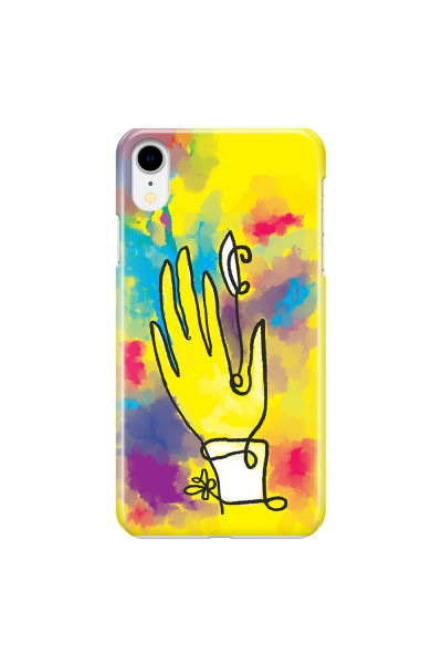 APPLE - iPhone XR - 3D Snap Case - Abstract Hand Paint