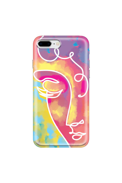 APPLE - iPhone 8 Plus - Soft Clear Case - Amphora Girl