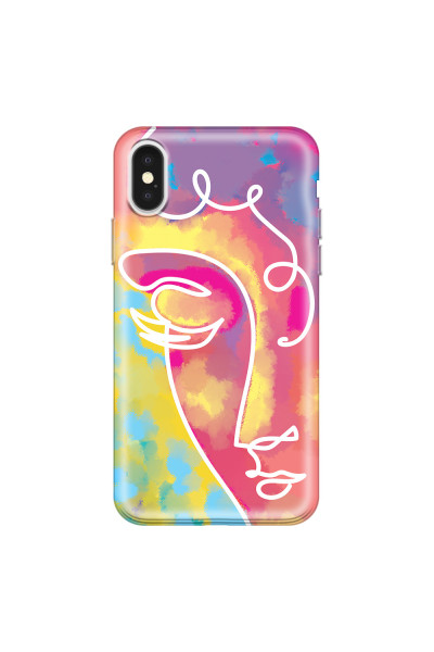 APPLE - iPhone X - Soft Clear Case - Amphora Girl