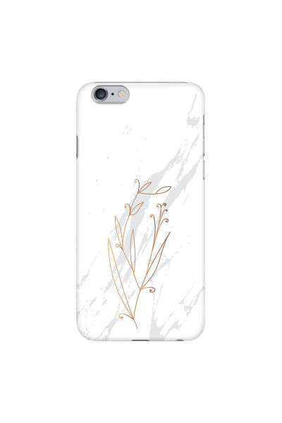APPLE - iPhone 6S Plus - 3D Snap Case - White Marble Flowers