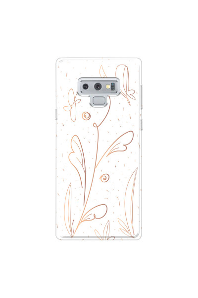 SAMSUNG - Galaxy Note 9 - Soft Clear Case - Flowers In Style