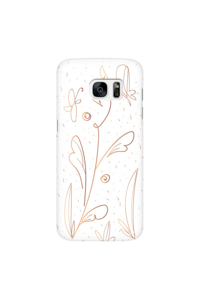 SAMSUNG - Galaxy S7 Edge - 3D Snap Case - Flowers In Style