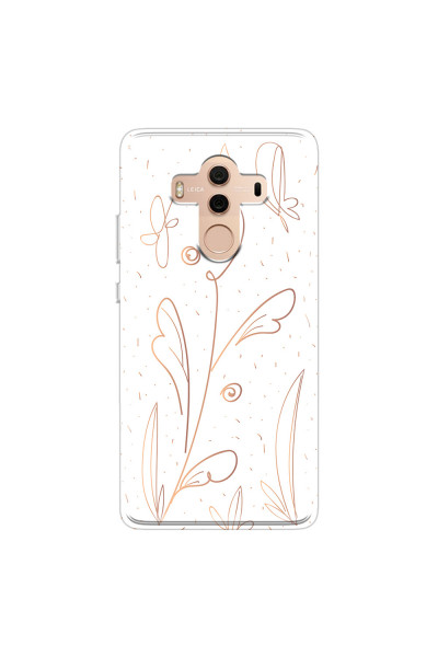 HUAWEI - Mate 10 Pro - Soft Clear Case - Flowers In Style