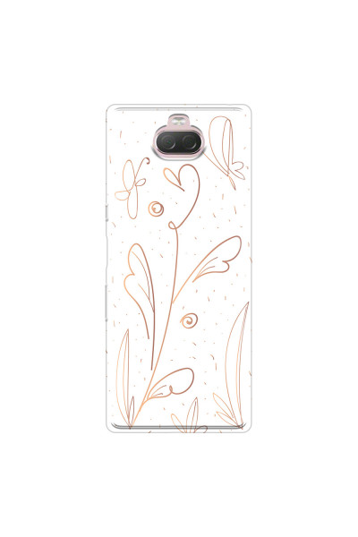 SONY - Sony Xperia 10 Plus - Soft Clear Case - Flowers In Style