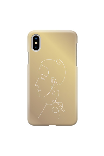 APPLE - iPhone XS Max - 3D Snap Case - Golden Lady