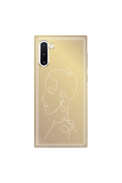 SAMSUNG - Galaxy Note 10 - Soft Clear Case - Golden Lady