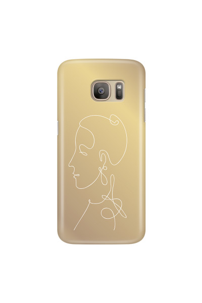 SAMSUNG - Galaxy S7 - 3D Snap Case - Golden Lady