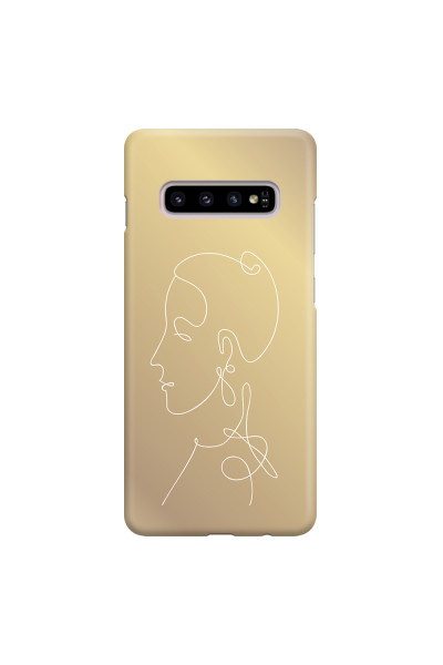 SAMSUNG - Galaxy S10 Plus - 3D Snap Case - Golden Lady