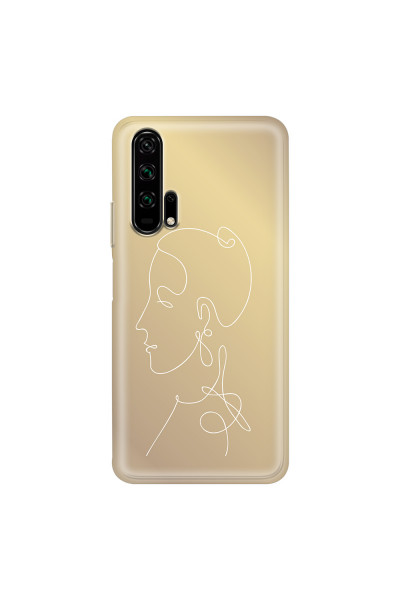HONOR - Honor 20 Pro - Soft Clear Case - Golden Lady