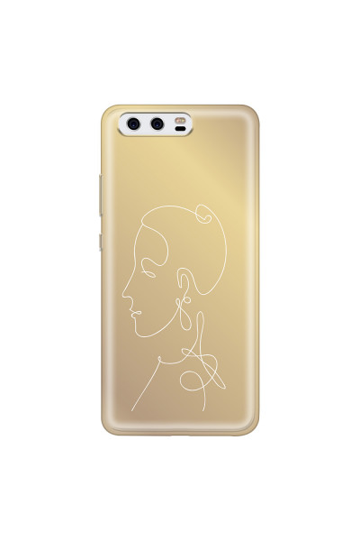 HUAWEI - P10 - Soft Clear Case - Golden Lady