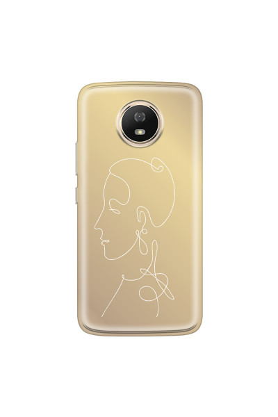 MOTOROLA by LENOVO - Moto G5s - Soft Clear Case - Golden Lady