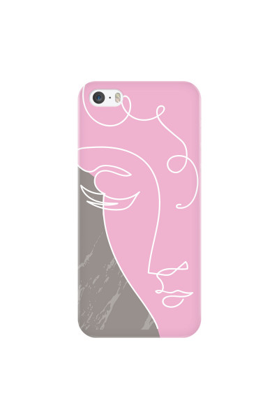 APPLE - iPhone 5S/SE - 3D Snap Case - Miss Pink