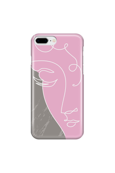 APPLE - iPhone 8 Plus - 3D Snap Case - Miss Pink