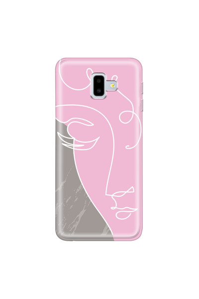 SAMSUNG - Galaxy J6 Plus 2018 - Soft Clear Case - Miss Pink