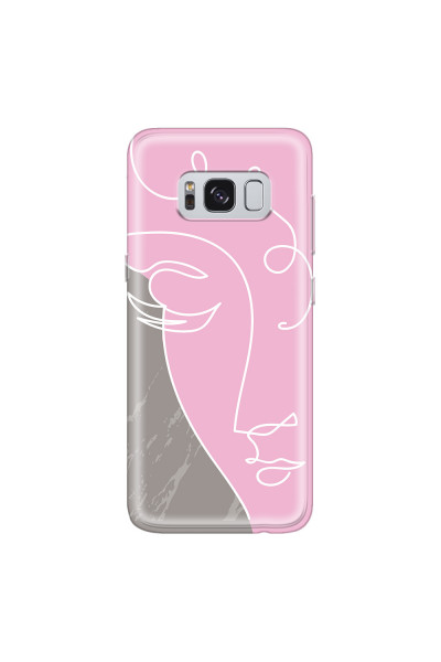 SAMSUNG - Galaxy S8 Plus - Soft Clear Case - Miss Pink