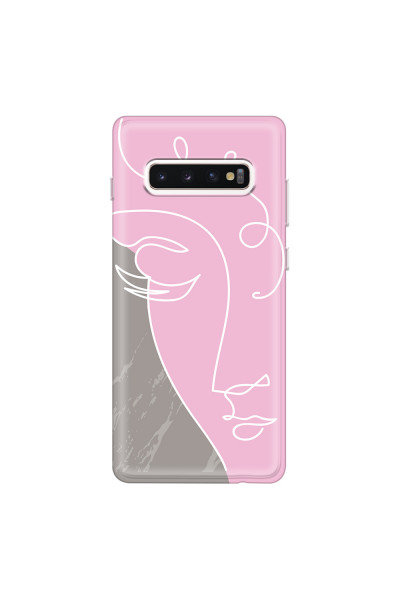 SAMSUNG - Galaxy S10 Plus - Soft Clear Case - Miss Pink