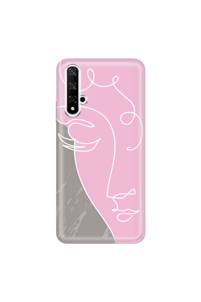 HONOR - Honor 20 - Soft Clear Case - Miss Pink