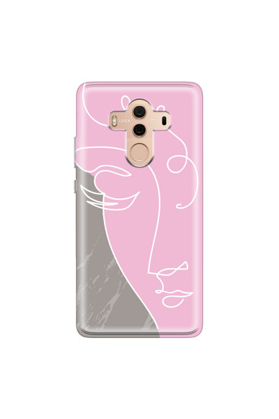 HUAWEI - Mate 10 Pro - Soft Clear Case - Miss Pink