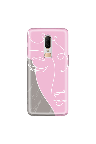 ONEPLUS - OnePlus 6 - Soft Clear Case - Miss Pink