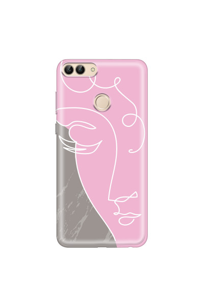 HUAWEI - P Smart 2018 - Soft Clear Case - Miss Pink