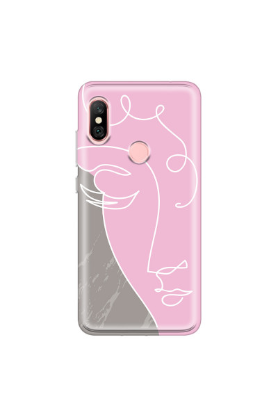 XIAOMI - Redmi Note 6 Pro - Soft Clear Case - Miss Pink
