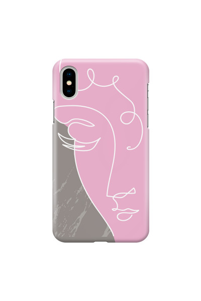 APPLE - iPhone X - 3D Snap Case - Miss Pink