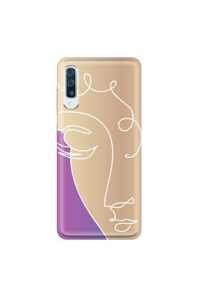SAMSUNG - Galaxy A50 - Soft Clear Case - Miss Rose Gold