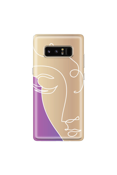 SAMSUNG - Galaxy Note 8 - Soft Clear Case - Miss Rose Gold