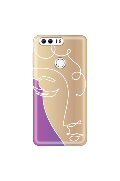 HONOR - Honor 8 - Soft Clear Case - Miss Rose Gold