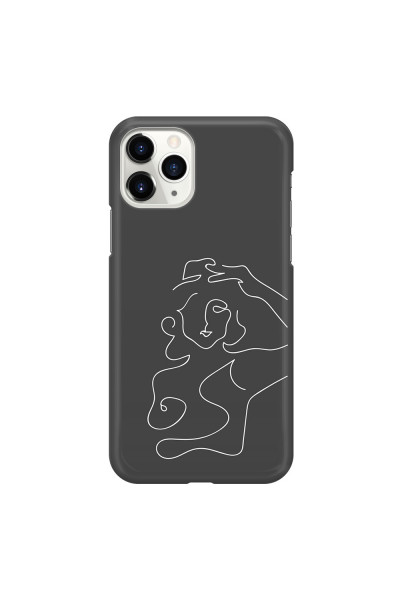 APPLE - iPhone 11 Pro - 3D Snap Case - Grey Silhouette