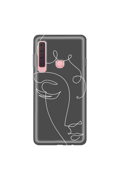 SAMSUNG - Galaxy A9 2018 - Soft Clear Case - Light Portrait in Picasso Style