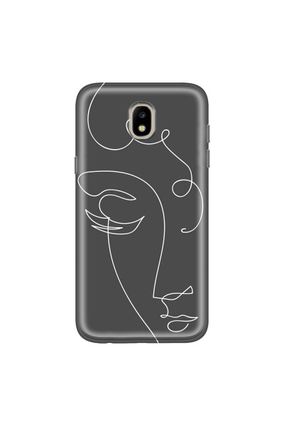 SAMSUNG - Galaxy J5 2017 - Soft Clear Case - Light Portrait in Picasso Style