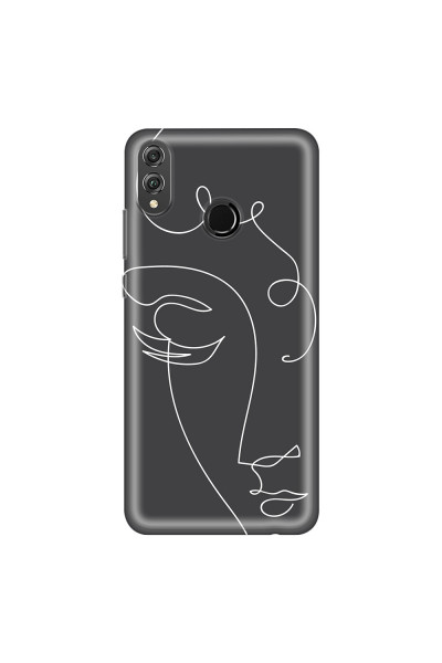 HONOR - Honor 8X - Soft Clear Case - Light Portrait in Picasso Style