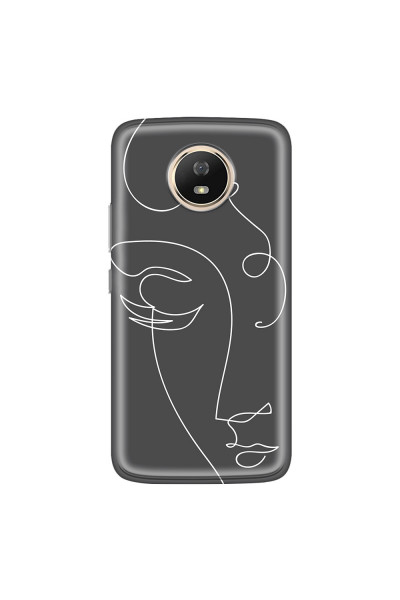MOTOROLA by LENOVO - Moto G5s - Soft Clear Case - Light Portrait in Picasso Style