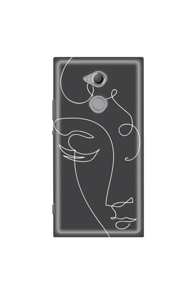 SONY - Sony Xperia XA2 Ultra - Soft Clear Case - Light Portrait in Picasso Style