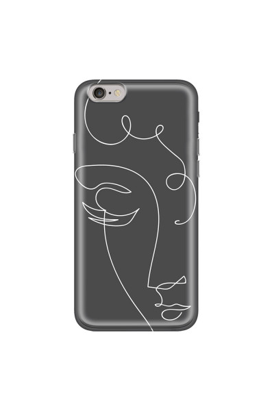 APPLE - iPhone 6S Plus - Soft Clear Case - Light Portrait in Picasso Style
