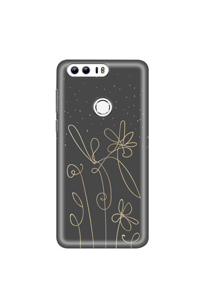 HONOR - Honor 8 - Soft Clear Case - Midnight Flowers