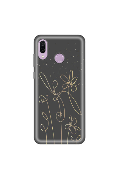 HONOR - Honor Play - Soft Clear Case - Midnight Flowers