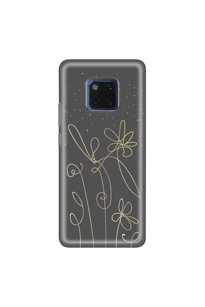 HUAWEI - Mate 20 Pro - Soft Clear Case - Midnight Flowers