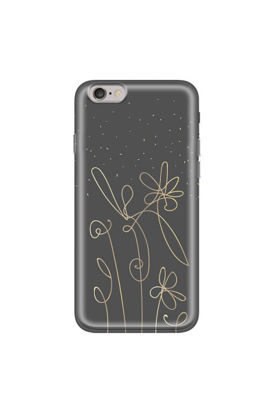 APPLE - iPhone 6S Plus - Soft Clear Case - Midnight Flowers