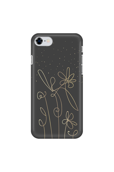 APPLE - iPhone 8 - 3D Snap Case - Midnight Flowers