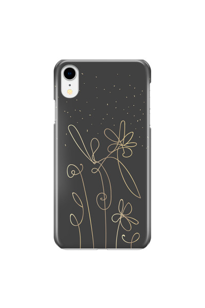 APPLE - iPhone XR - 3D Snap Case - Midnight Flowers