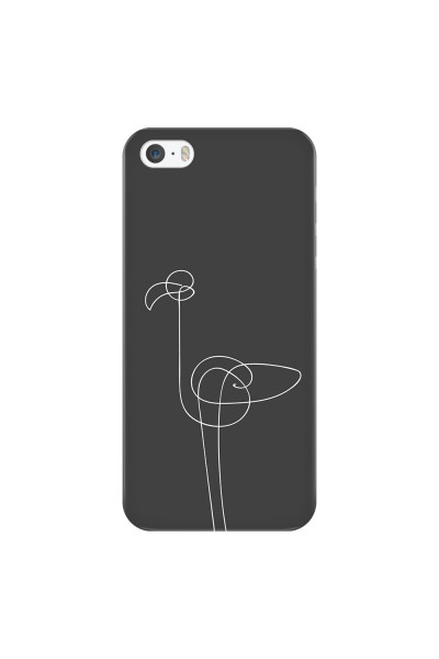 APPLE - iPhone 5S/SE - 3D Snap Case - Flamingo Drawing