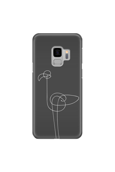 SAMSUNG - Galaxy S9 - 3D Snap Case - Flamingo Drawing