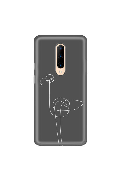 ONEPLUS - OnePlus 7 Pro - Soft Clear Case - Flamingo Drawing