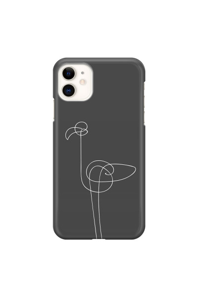 APPLE - iPhone 11 - 3D Snap Case - Flamingo Drawing
