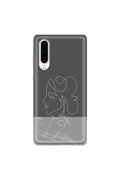 HUAWEI - P30 - Soft Clear Case - Miss Marble