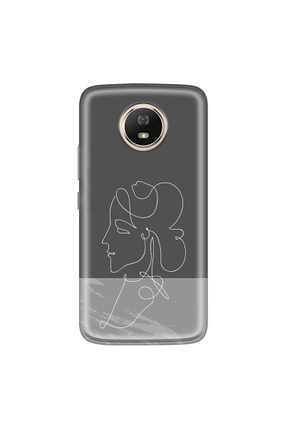 MOTOROLA by LENOVO - Moto G5s - Soft Clear Case - Miss Marble